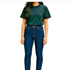 No Boundaries Women’s Jeans Size 17 Juniors High Rise Skinny Blue Denim NWT